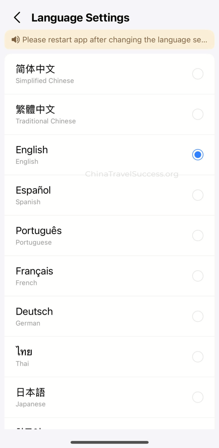 Amap detailed route view