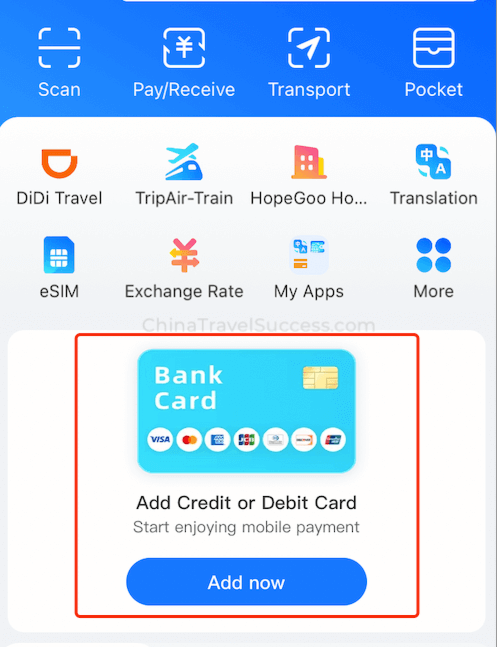Add Bank Card